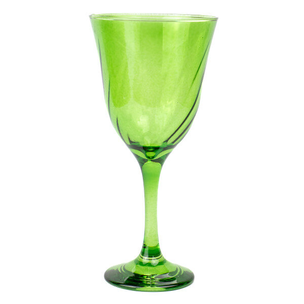 Taça Vinho Lirio Cor Verde Super Luxo 330 ml  - Vidro