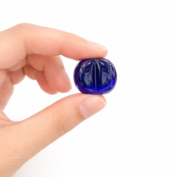 Firma Murano Azul Royal Pitanga 20mm – Unidade Firma Murano Azul Royal Pitanga 20mm – Unidade