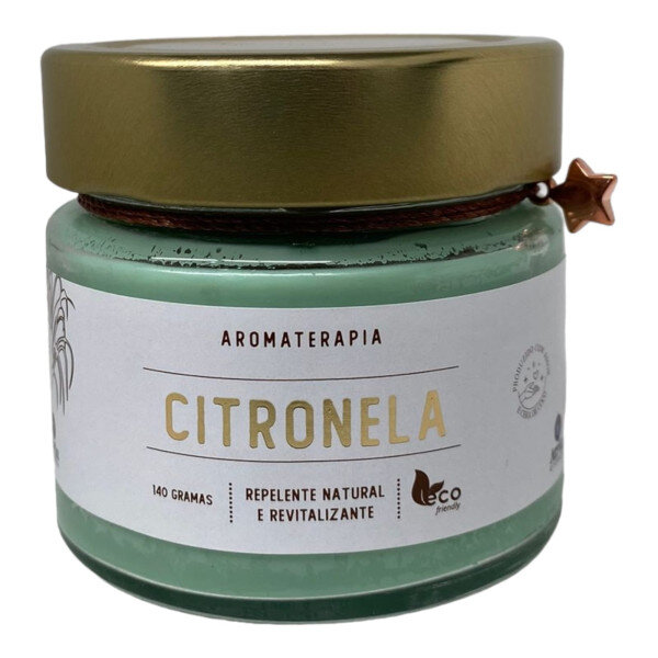 Vela Perfumada Citronela Atria Aromática Indiana 140g Vela Perfumada Citronela Atria Aromática Indiana 140g