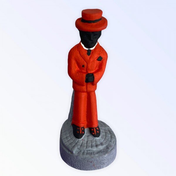 Escultura Zé Pelintra Vermelho 10 cm em Resina Escultura Zé Pelintra Vermelho 10 cm em Resina