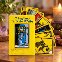 O Legitimo Taro Waite 78 Cartas Plastificado com Manual