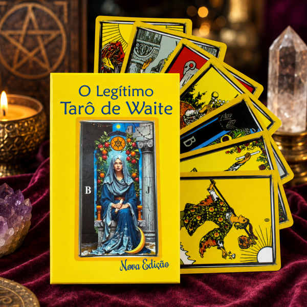 O Legitimo Taro Waite 78 Cartas Plastificado com Manual