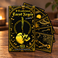 O Tradicional Taro Negro de Marselha 78 Cartas Plastificadas Manual