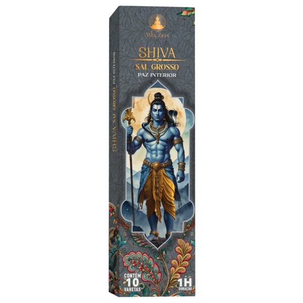 Incenso Linha Hindus 0% Carvão Shiva S/Grosso C/10 Varetas